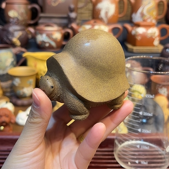 紫砂茶杯紫砂茶宠微瑕