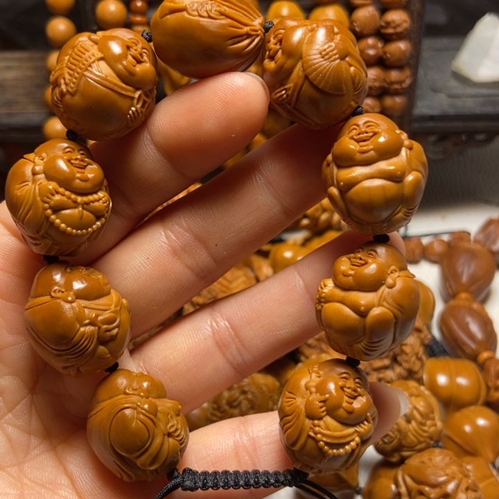 【闪购商品】橄榄核吊坠八大弥勒2.0