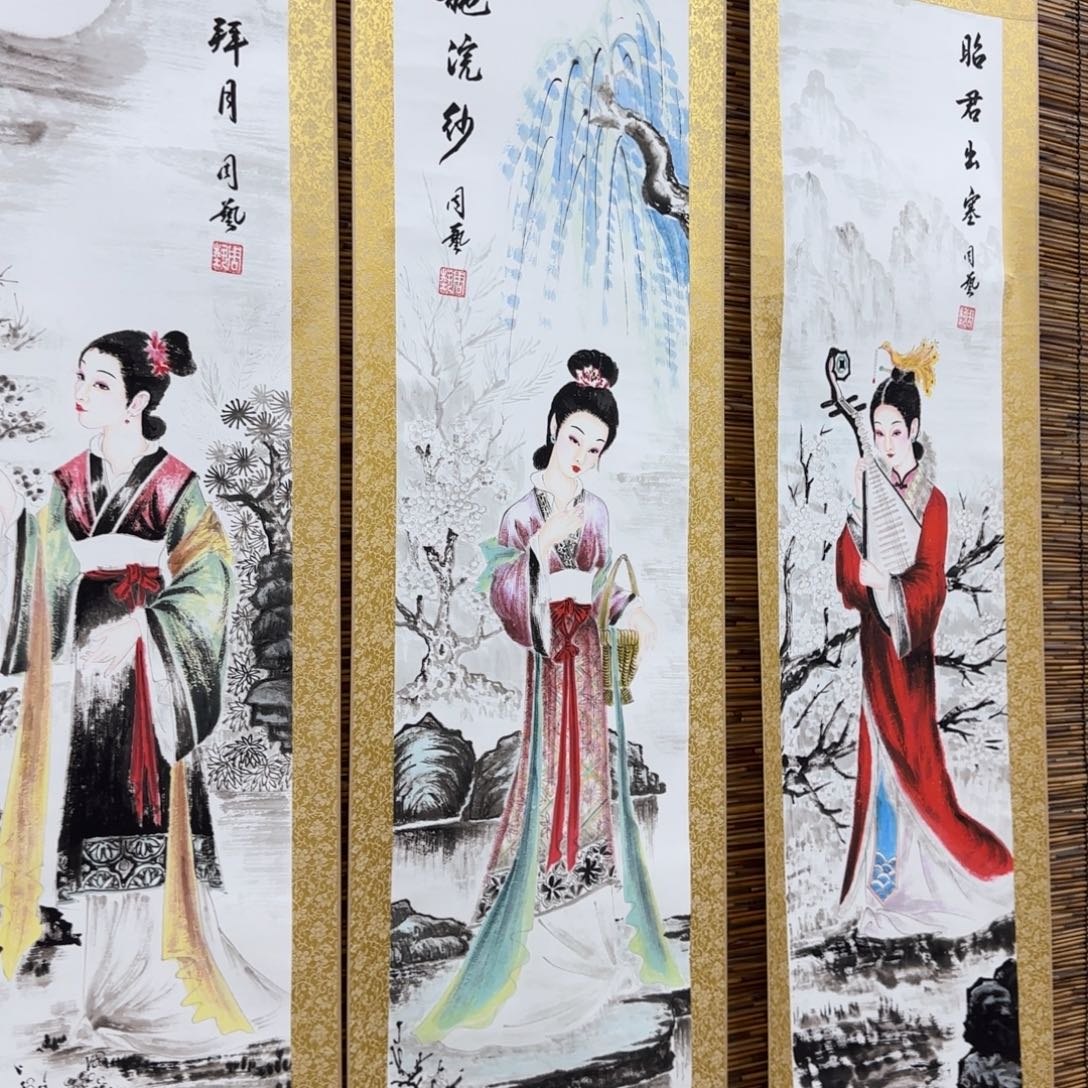 完***美QB四幅一套作品！带证书！只限一单 