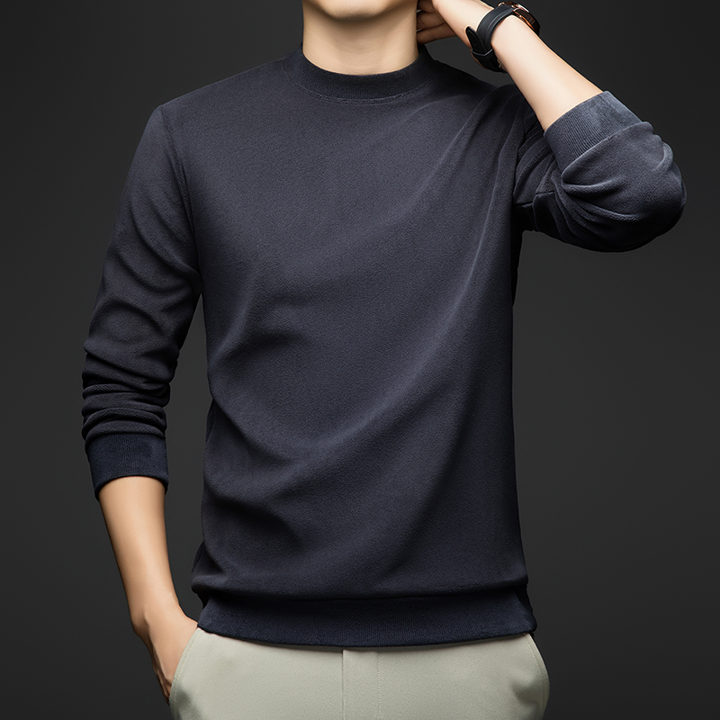 2025秋冬新款男士【加绒加厚】双面云感奥粒绒休闲卫衣