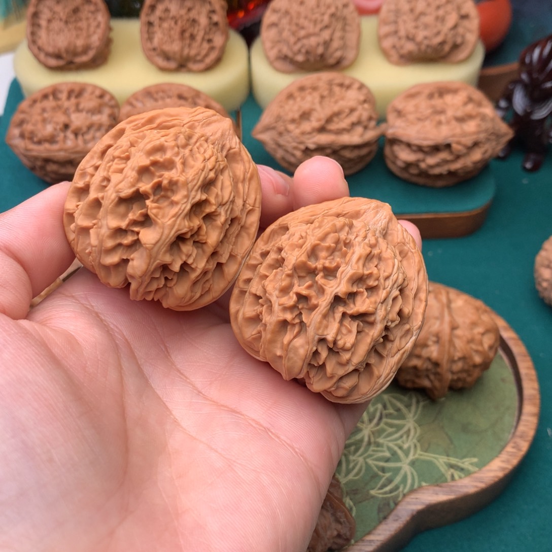 文玩核桃把件玉麒麟41