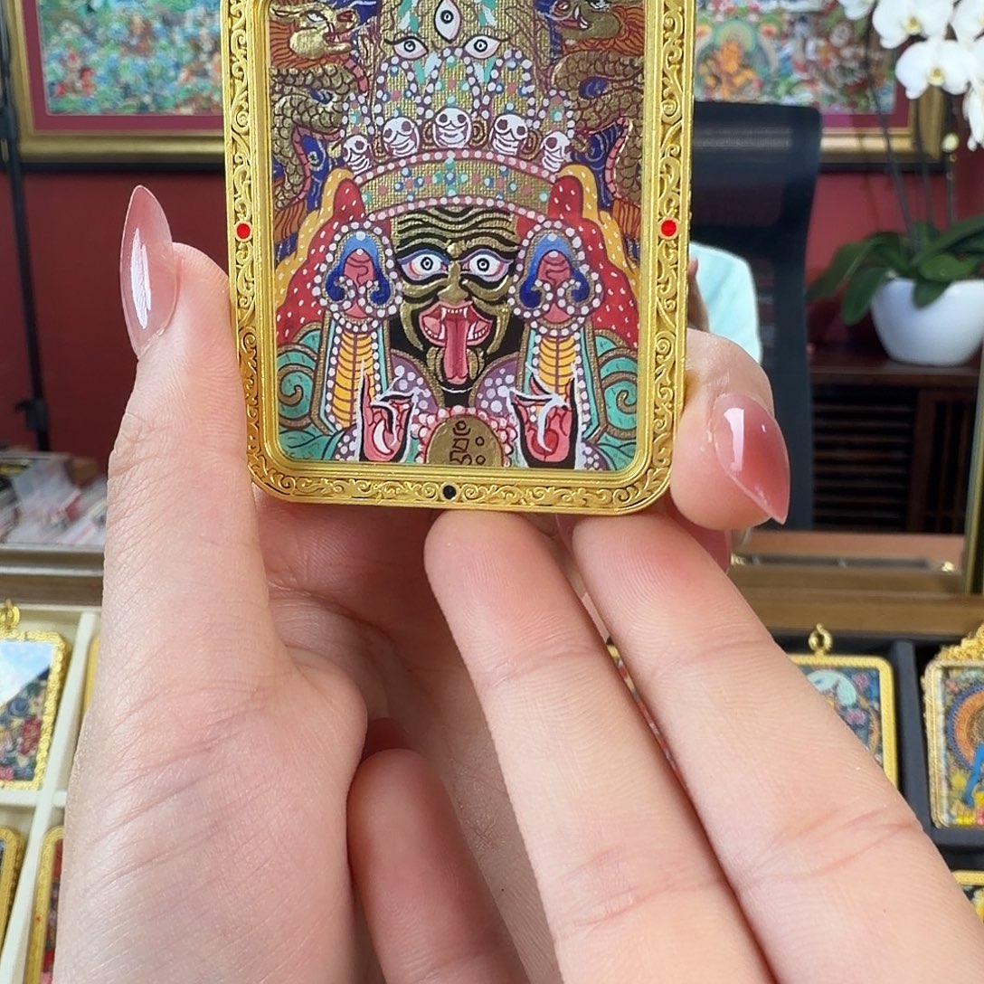 吊坠成都画师手绘扎基