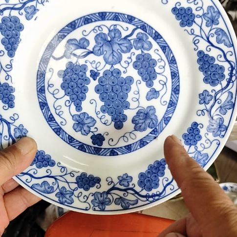 瓷片磁州窑五厂七厂瓷器，有瑕疵。