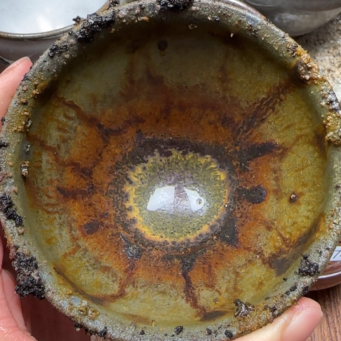 柴烧建盏茶盏茶杯291