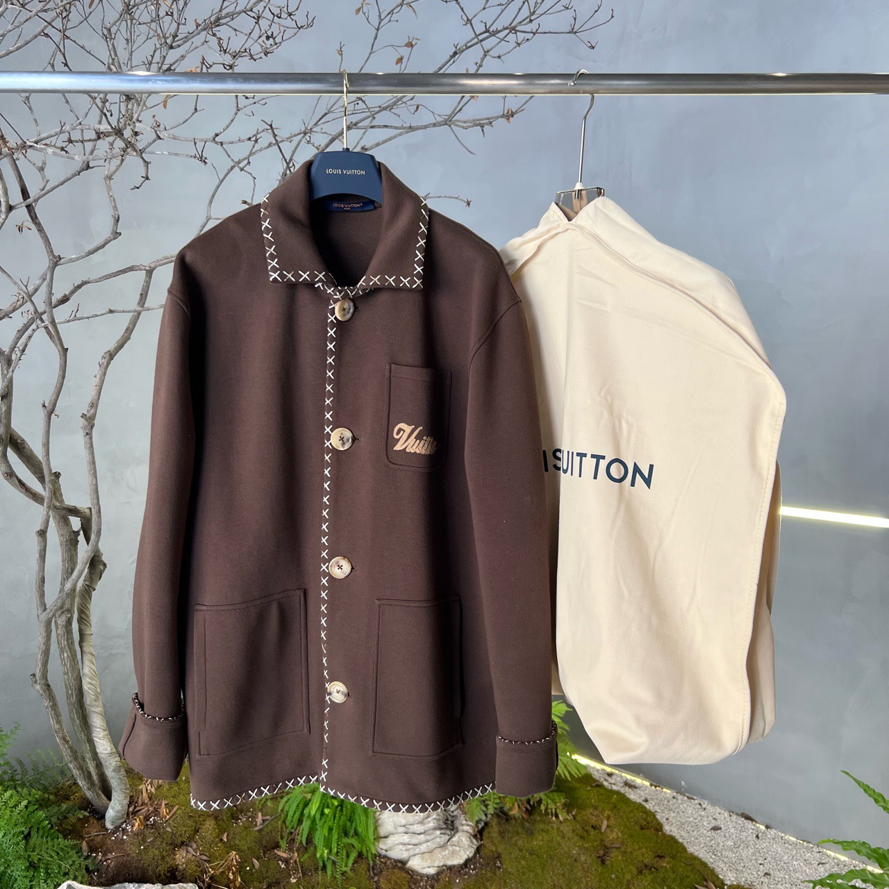 Louis Vuitton 路易威登/10584/L码/TYLER联名刺绣logo外套/95新