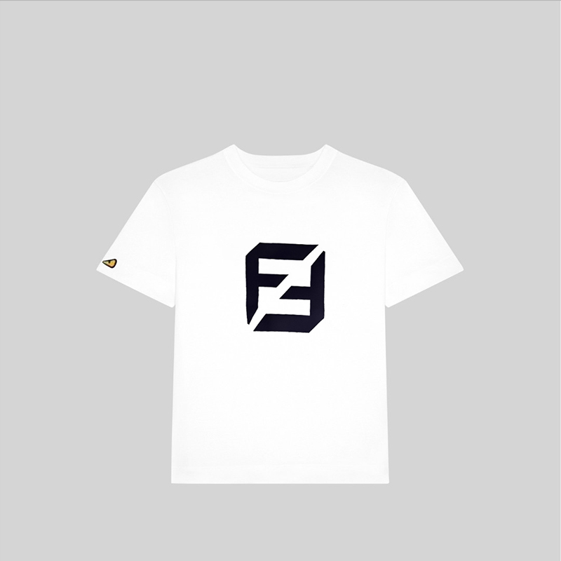 男士双F小恶魔眼睛短袖