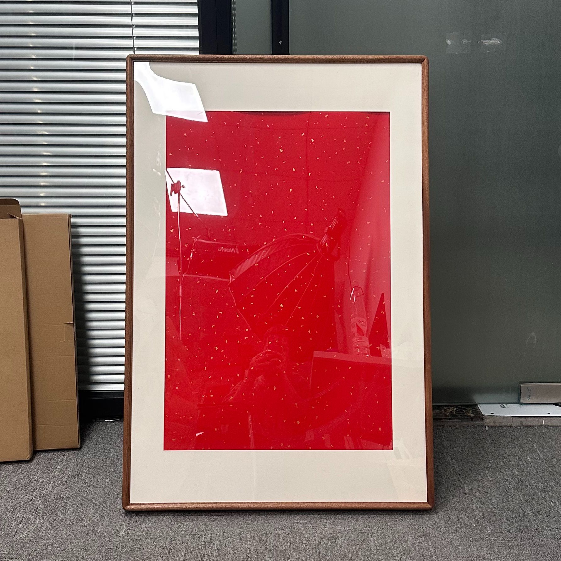 【知新】60x90【画芯46X69】榫卯乌檀实木画框