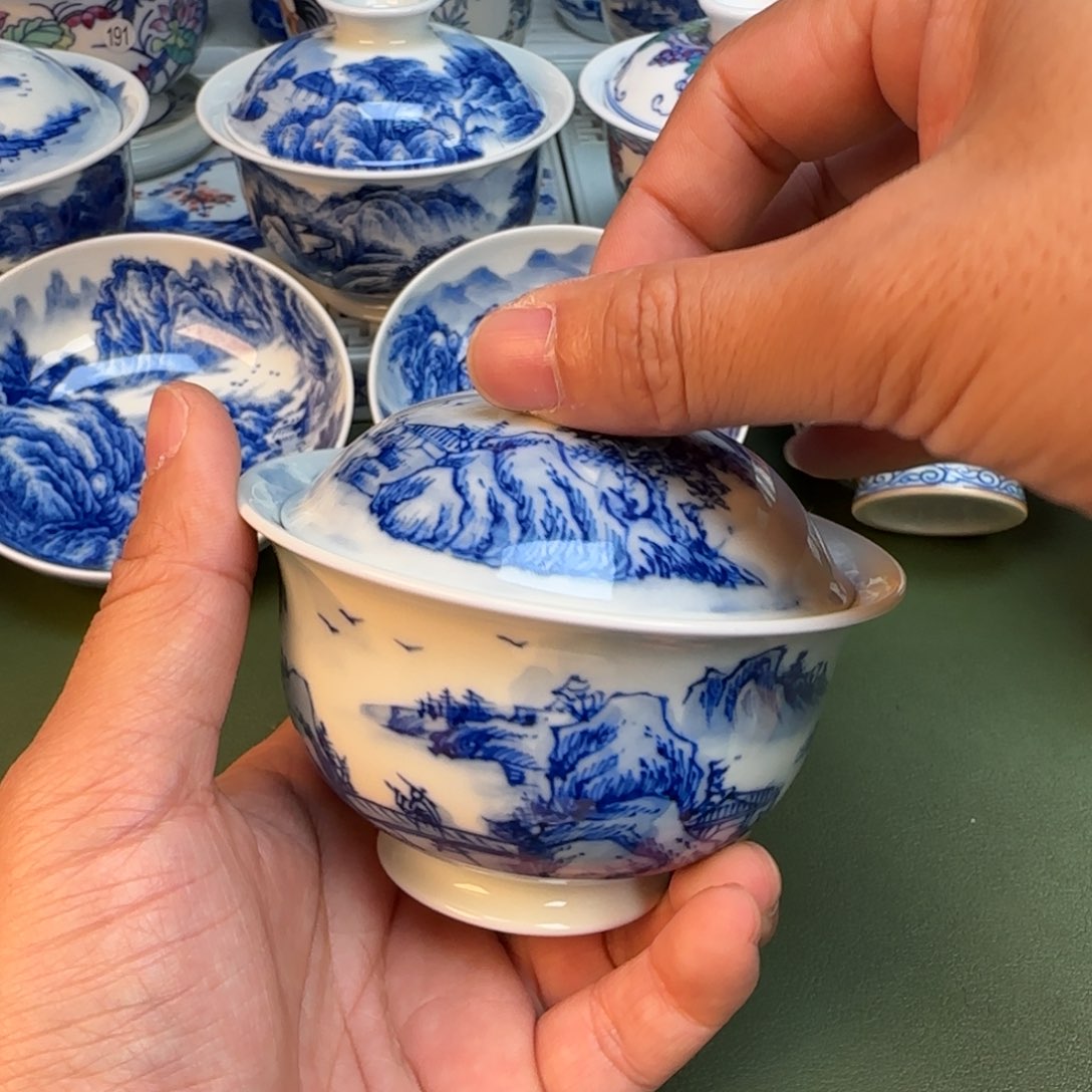 陶纯手工纯手绘茶具385