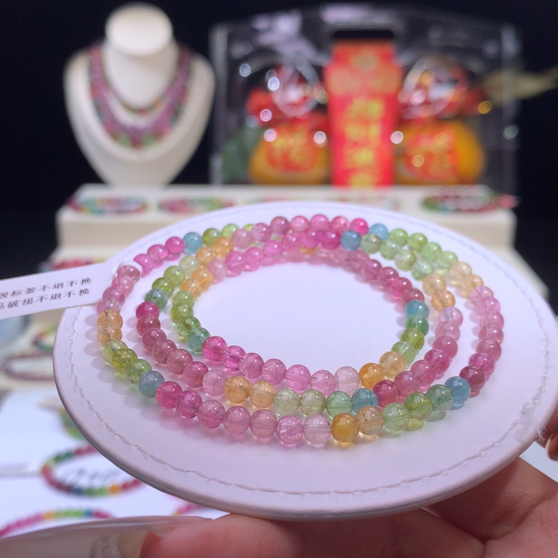 碧玺手链未镶嵌碧玺