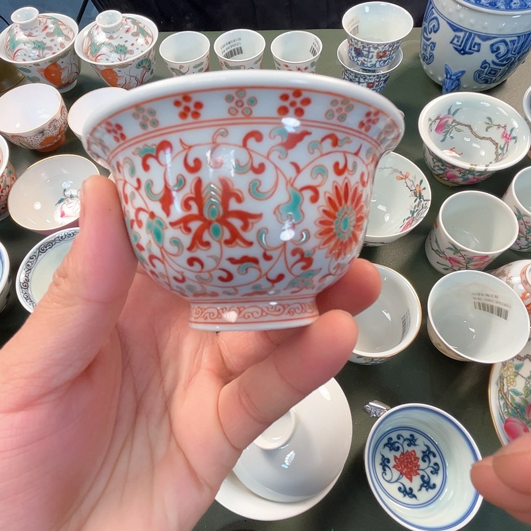 杯青花瓷器青花瓷器