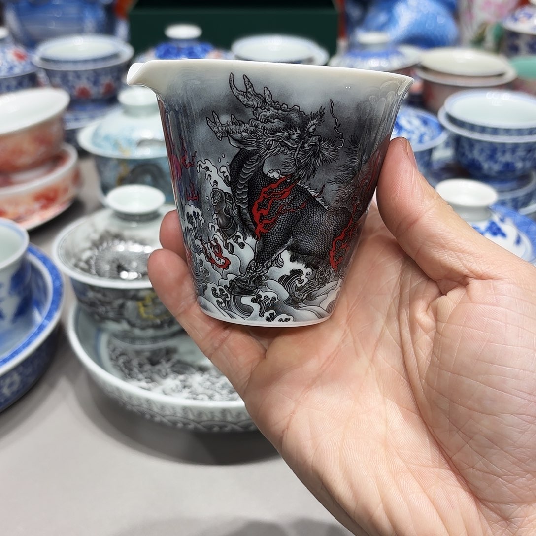 盖碗景德镇高温茶具