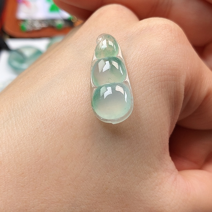 翡翠吊坠(不含链)未镶嵌豆子