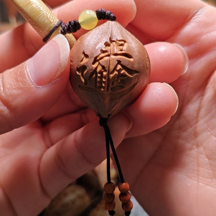 橄榄核手串/手链橄榄核核雕日进斗金2.5四花