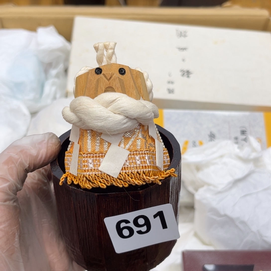 瓷片摆件工艺品摆件666 