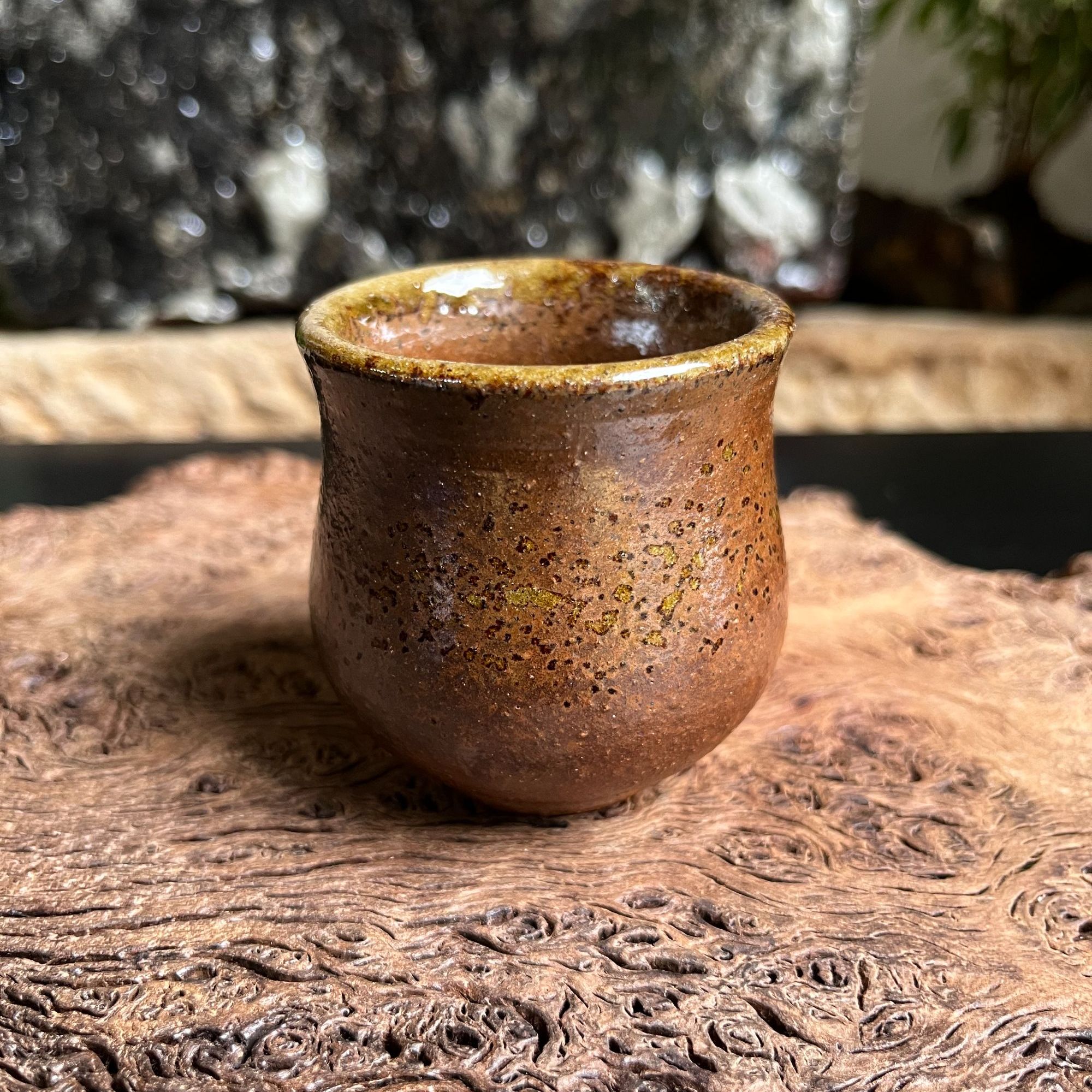 云南龙窑柴烧主人杯复古柴烧杯