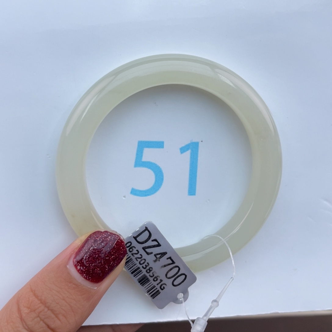 和田玉手镯未镶嵌51+