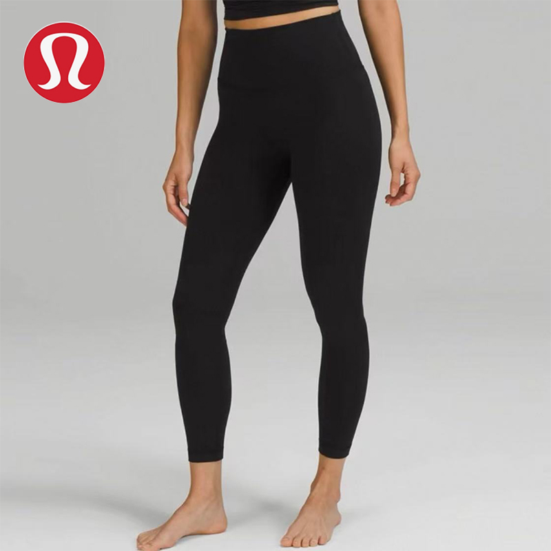 lululemon/露露乐蒙 正品 女款高腰运动健身瑜伽裤26“
