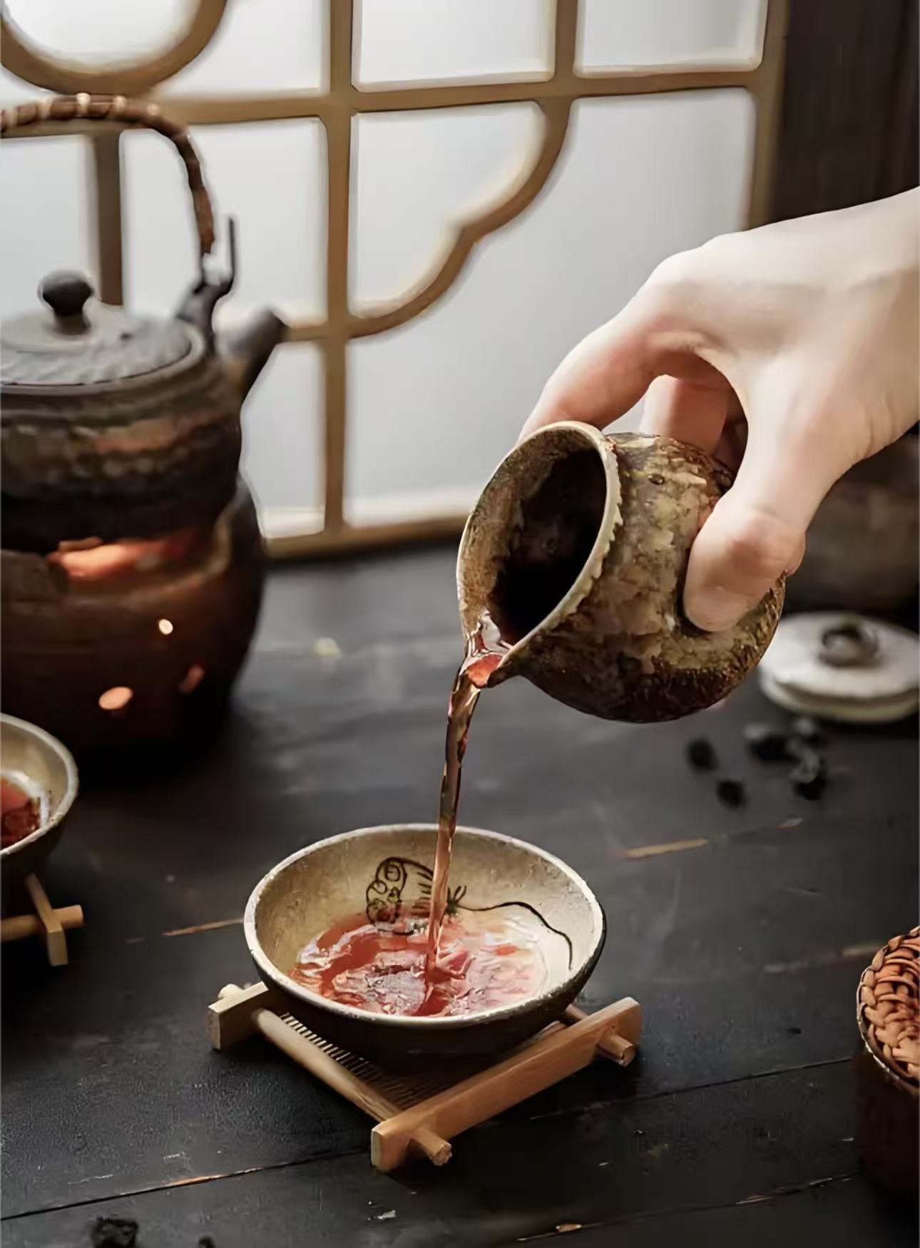 潮州刘普洱茶乌金链接1盒（*8砖）（以主播介绍为准）