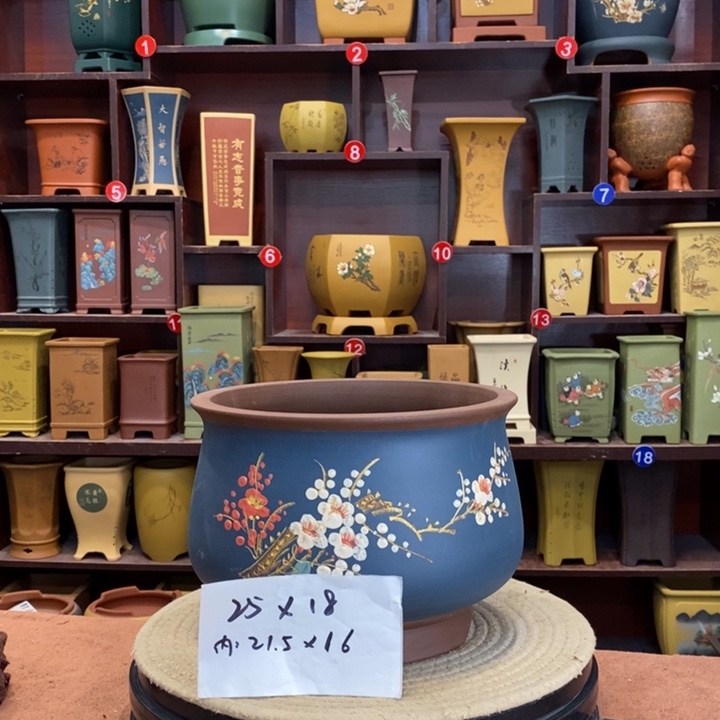 紫砂花盆紫砂艺术