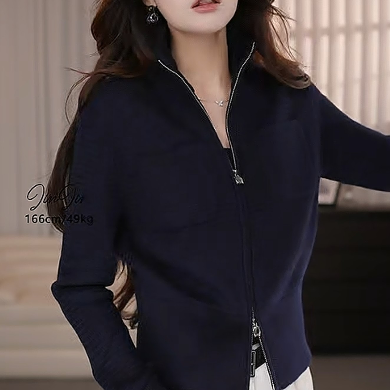 商场同款松弛感运动风百搭外套女548058
