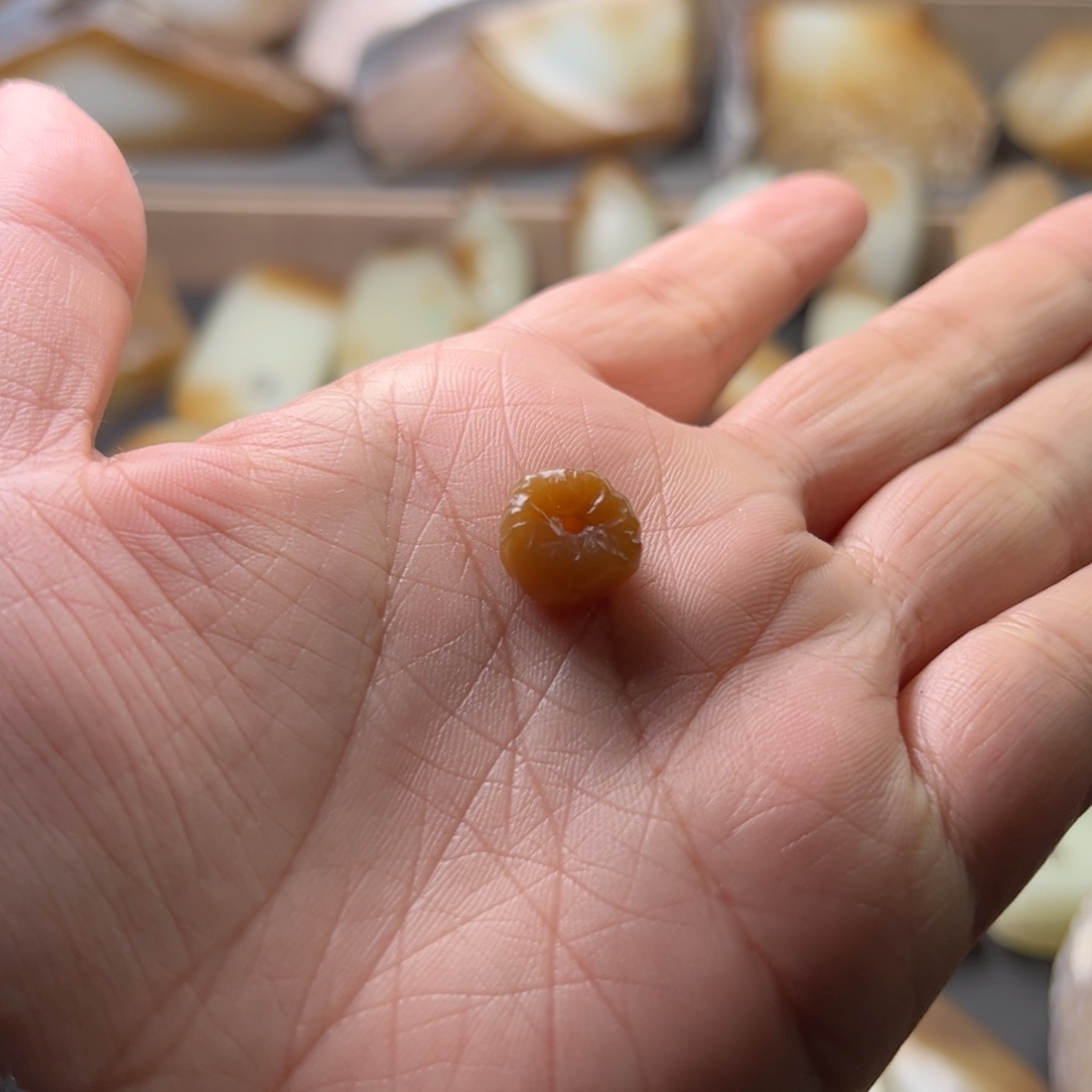 和田玉（糖玉）未镶嵌珠子