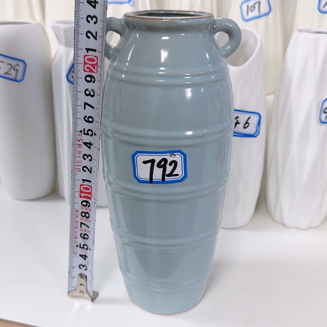 瓶燕792号汝瓷复古高24厘米一个