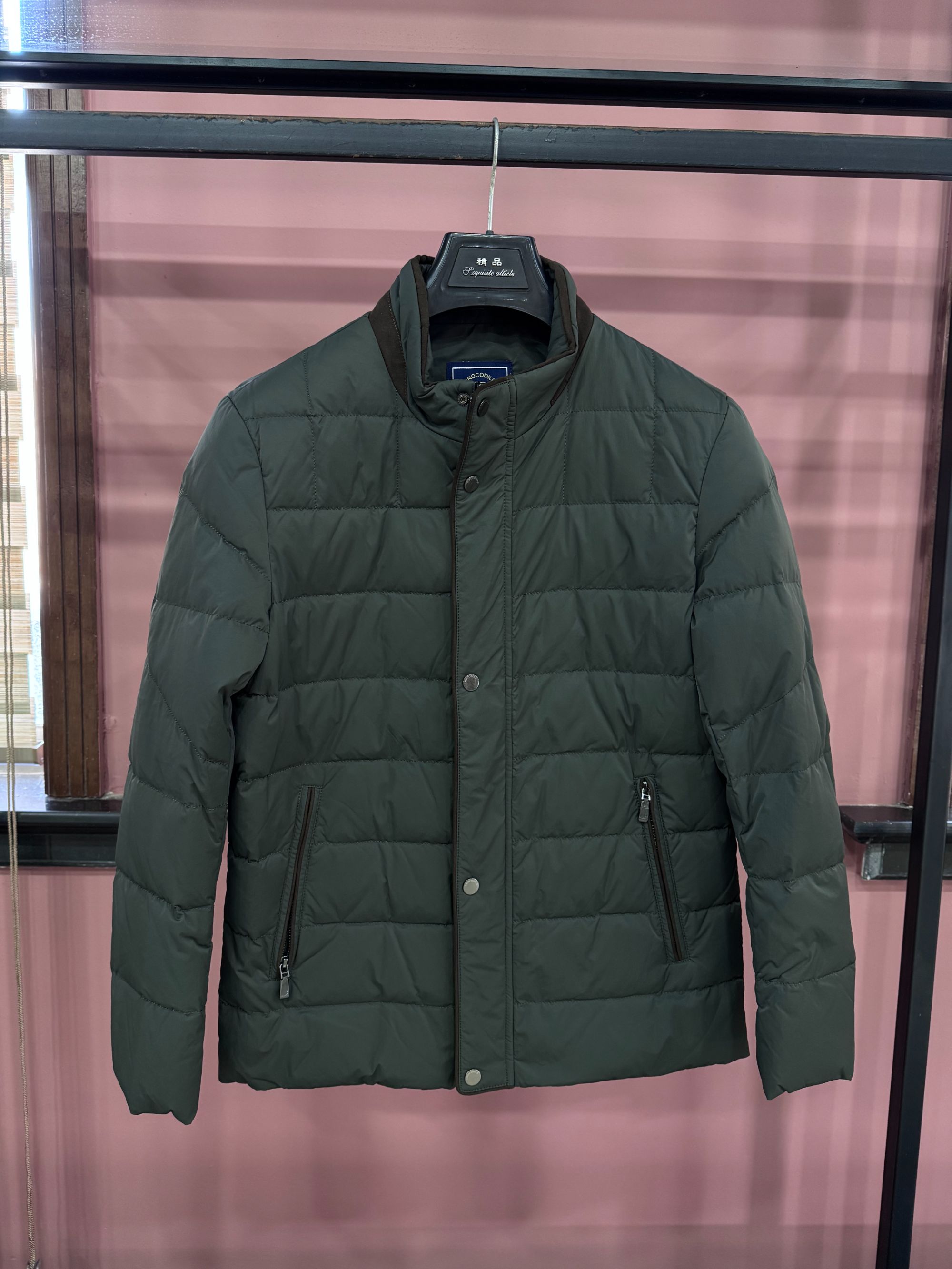 YR26049-43【鳄品牌】高品质男装商务羽绒服外套
