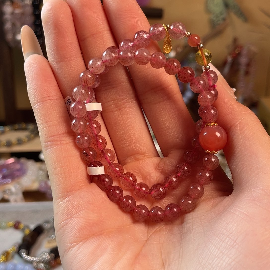 水晶手链合金多样性发其一