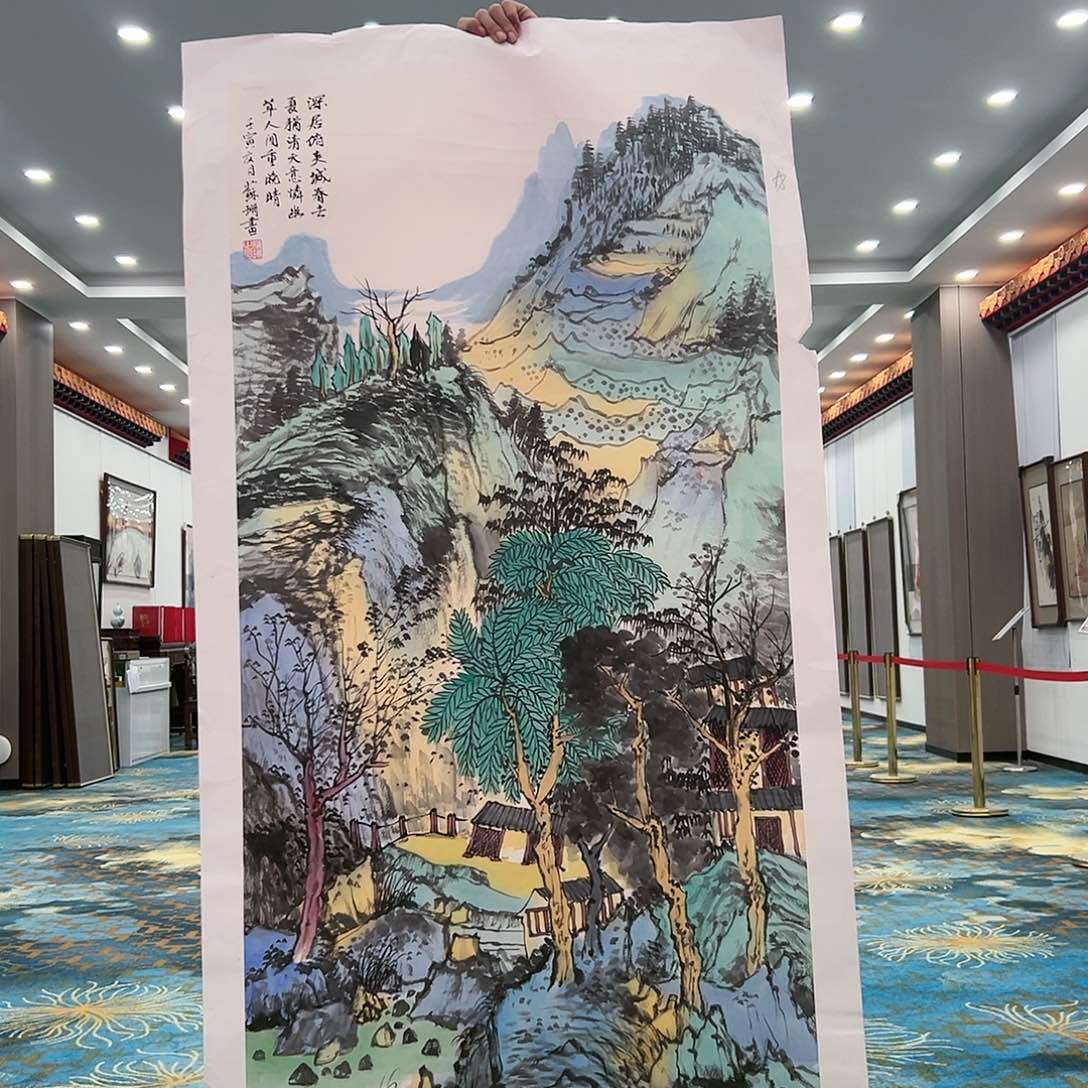 国画苏珊展览原作