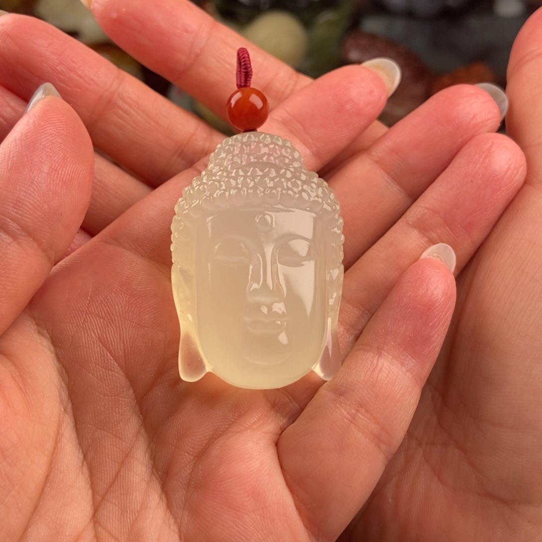 岫玉未镶嵌挂件五****帅