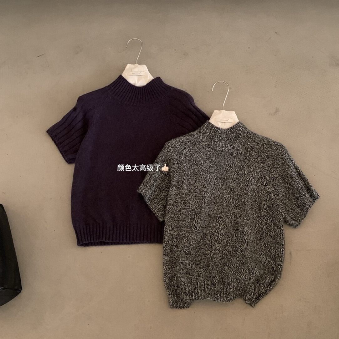 LME「温柔气质」高领羊毛秋冬毛针织衫
