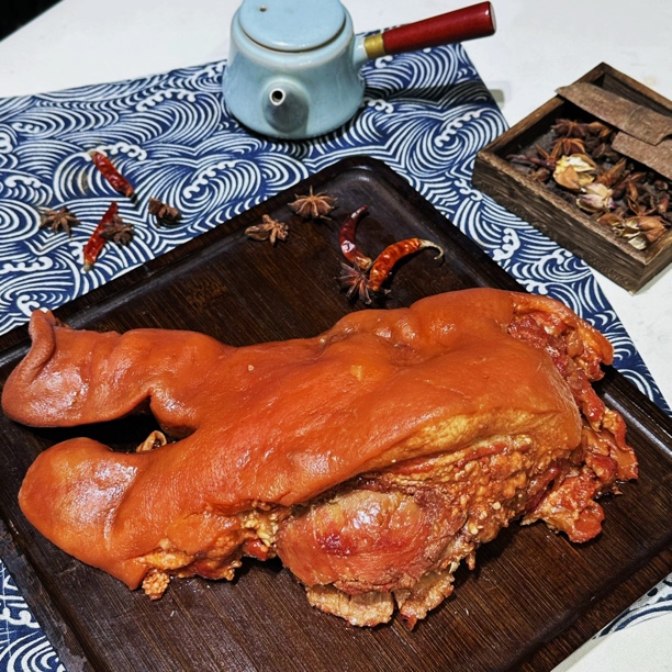密云无水无油酱猪头猪头肉肥而不腻瘦而不柴