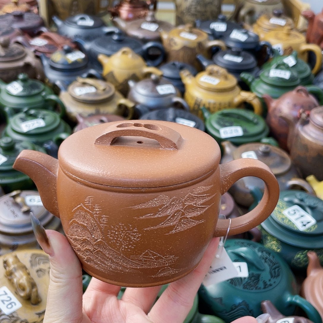 茶壶紫砂李**@紫砂微瑕