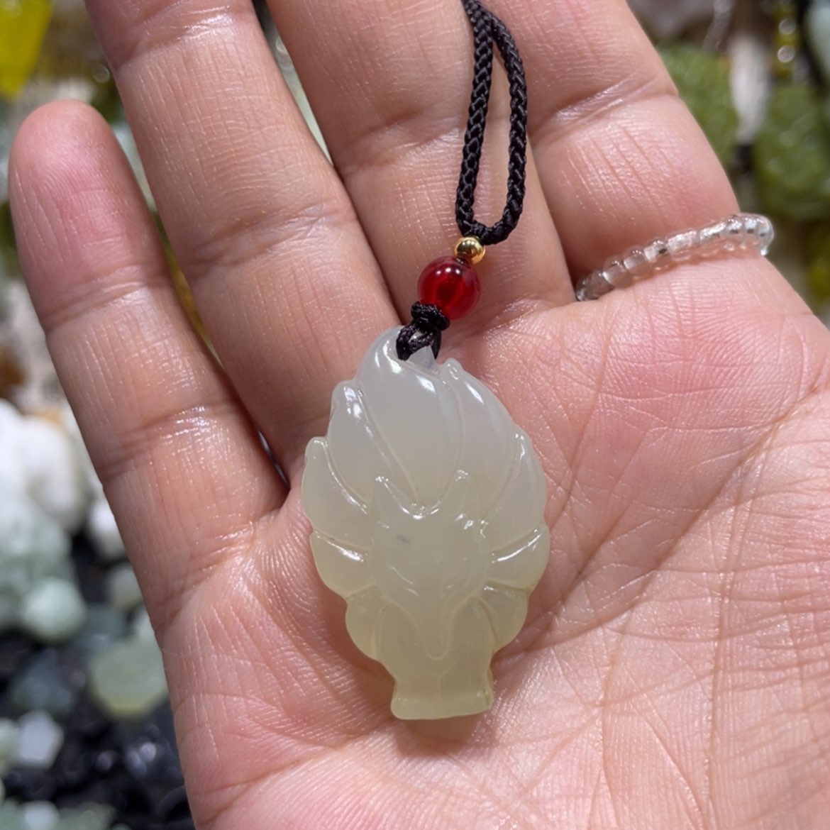 【闪购商品】岫玉颈饰未镶嵌59吊坠
