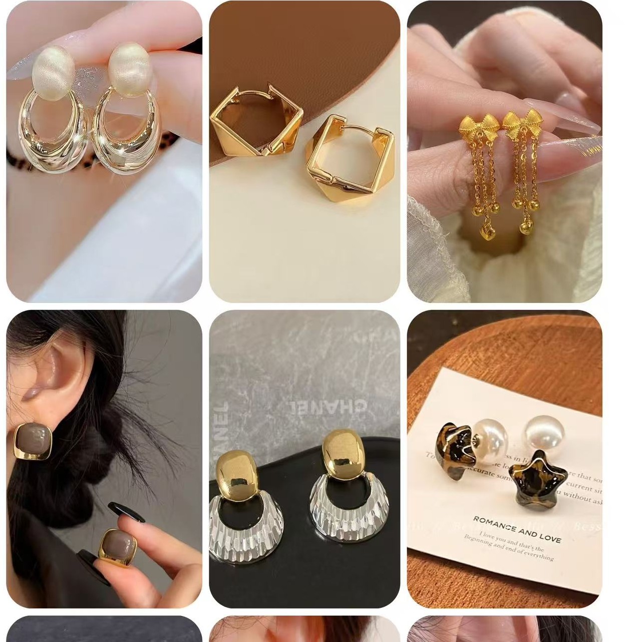 铜合金仿珍珠耳饰 2025秋冬时尚耳环新款耳环2025新款爆款高级感