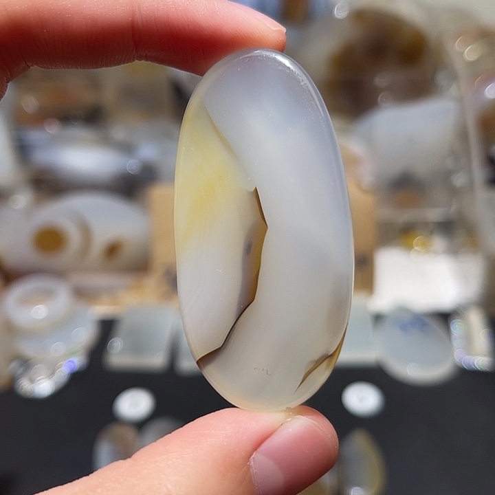 玛瑙/玉髓玉牌合金