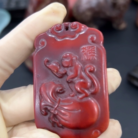 吊坠滴血莲花菩提