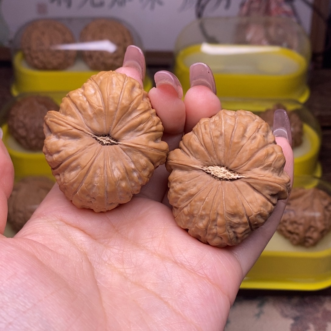 文玩核桃把件全品41+南瓜墩