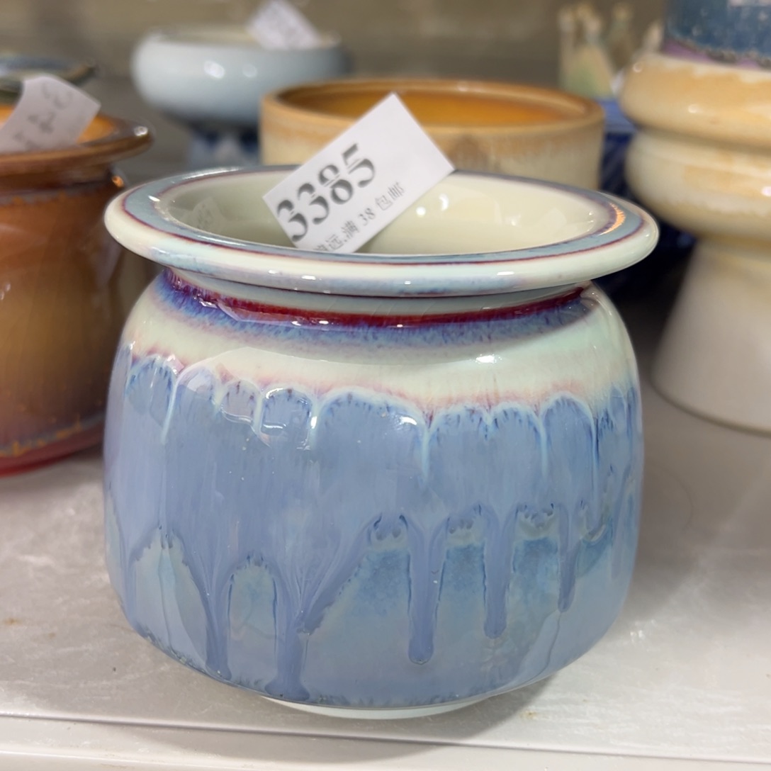 红陶口8高9。景德镇