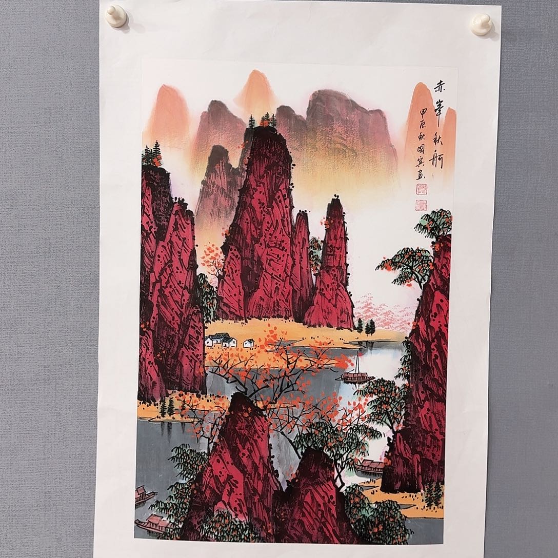 国画莫国宾国画作品