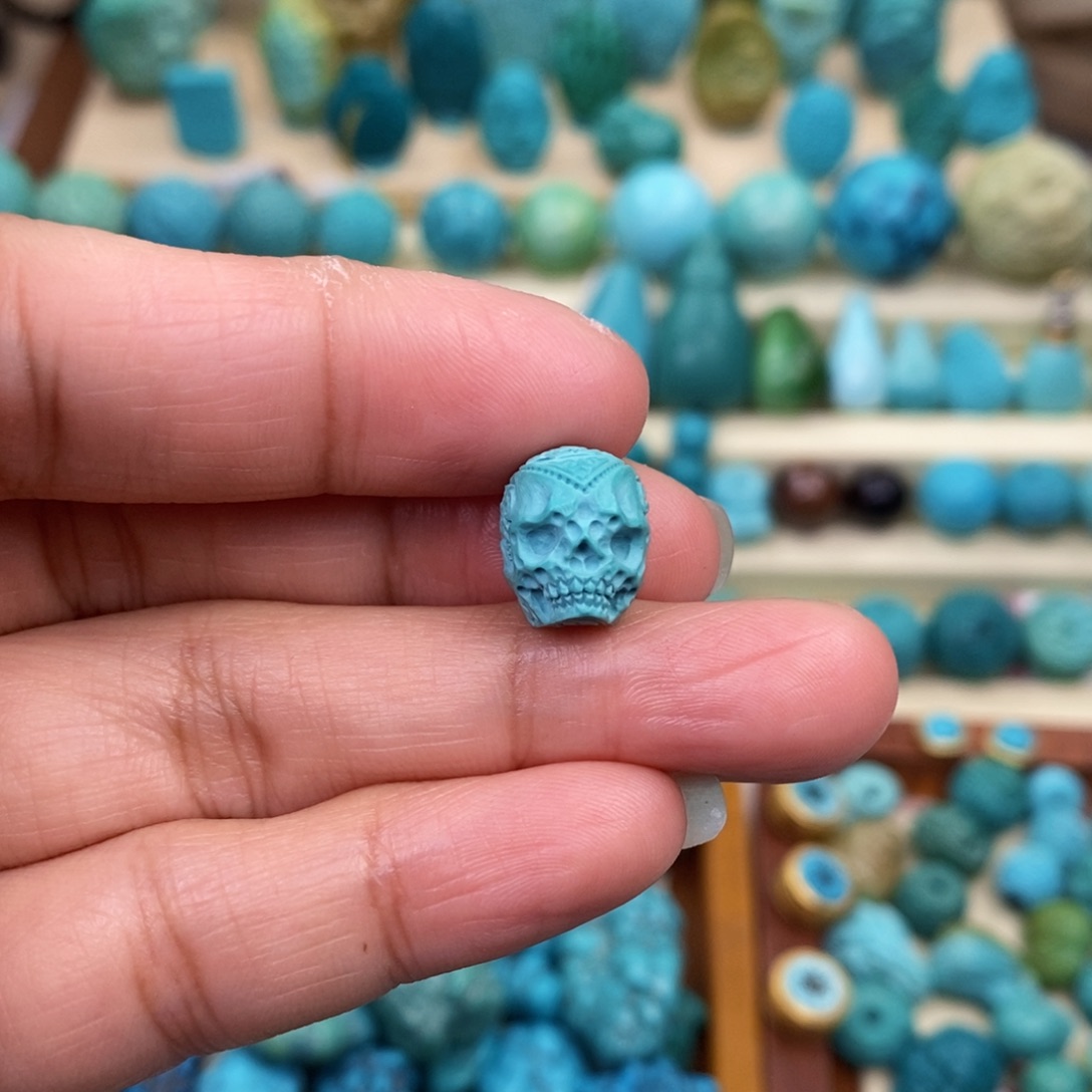 绿松石珠宝奇石未镶嵌