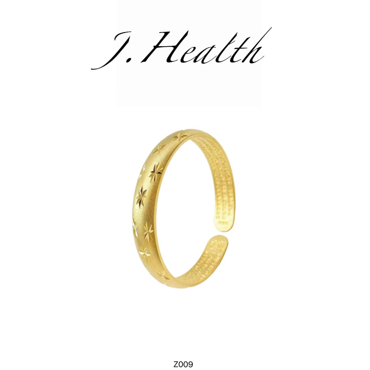 铜合金手镯 J.Health【满天星】镀k金轻奢气质高级感手镯Z009