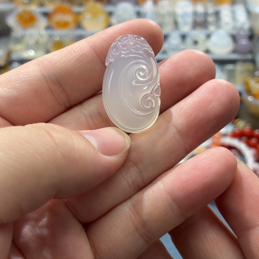 玛瑙/玉髓未镶嵌吊坠(不含链)