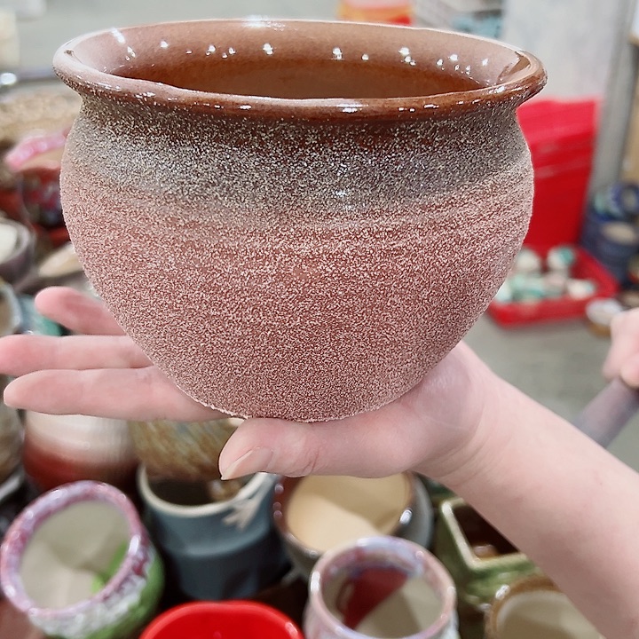 有孔.凑满10元发货多肉陶瓷花盆！