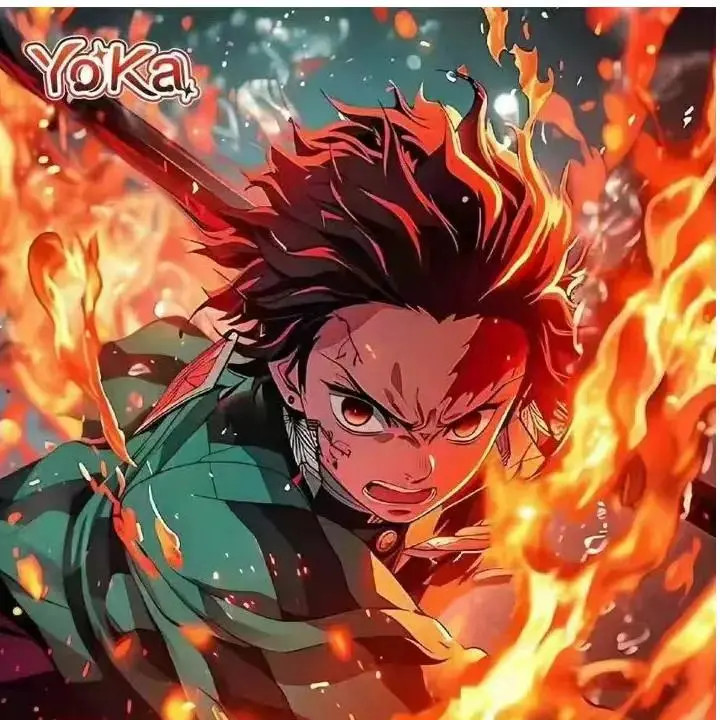 Z【车车/盒】YoKa鬼灭之刃 无限战役系列二创收藏卡牌盲盒 默认代拆