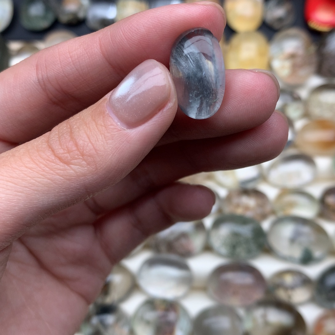 大***基水晶珠宝半成品未镶嵌