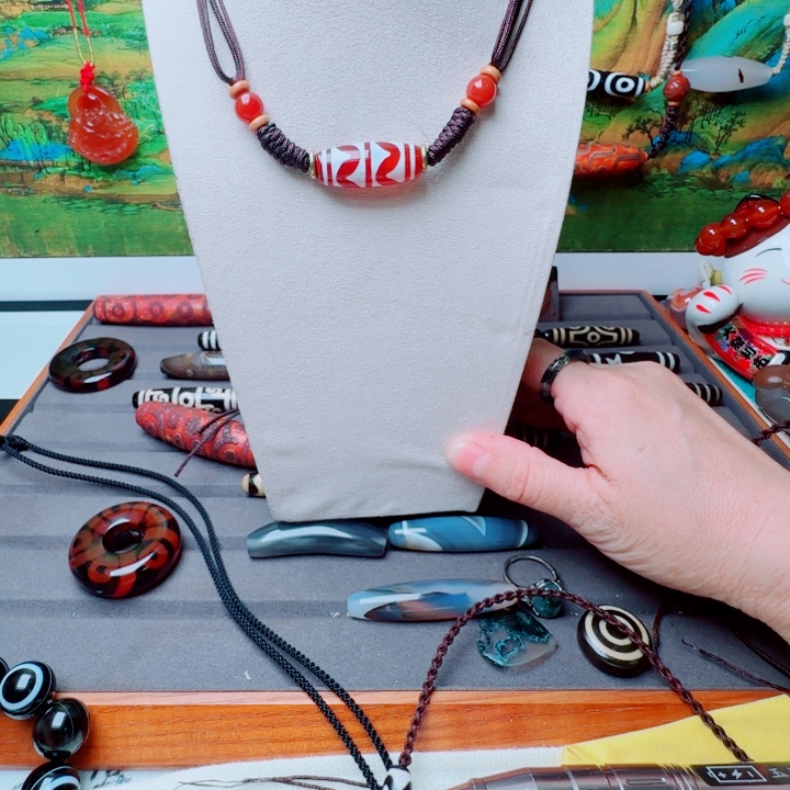 玛瑙/玉髓合金珠宝半成品