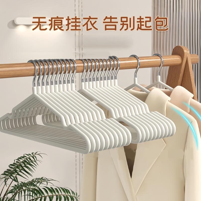 衣架加粗家用挂衣加大架子无痕防滑防肩角衣撑凉晾晒衣服撑子挂架