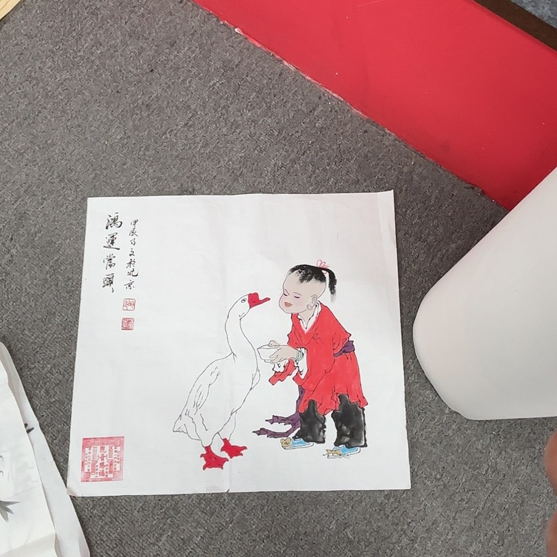 国画国画作品多次入选国内外