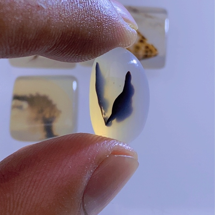 玛瑙/玉髓颈饰未镶嵌朵*